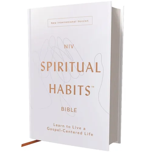 Niv, Spiritual Habits Bible, Hardcover, Red Letter, Comfort Print: Learn to Live a Gospel-Centered Life