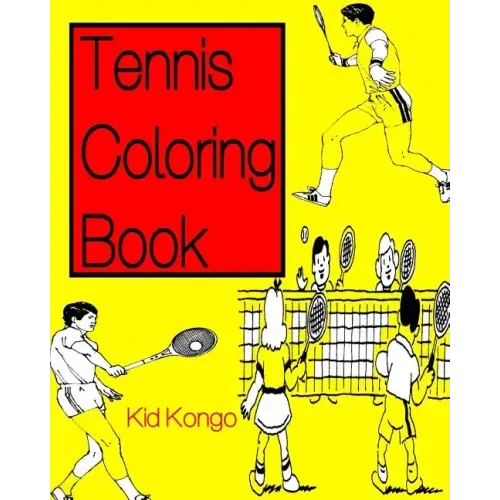 Tennis Coloring Book