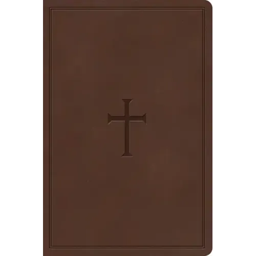 CSB Giant Print Reference Bible, Brown Leathertouch, Indexed