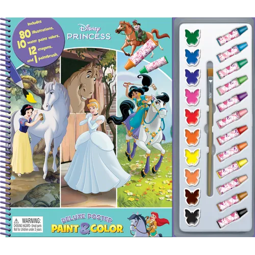Disney Princess Deluxe Poster Paint & Color