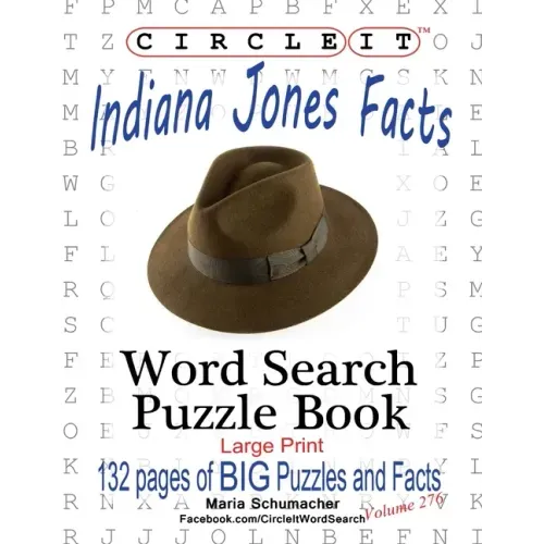 Circle It, Indiana Jones Facts, Word Search, Puzzle Book