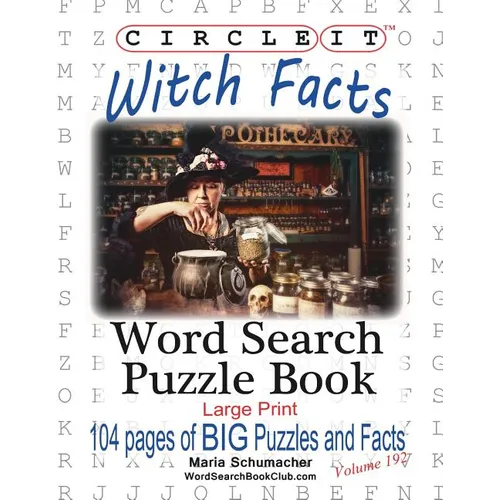 Circle It, Witch Facts, Word Search, Puzzle Book