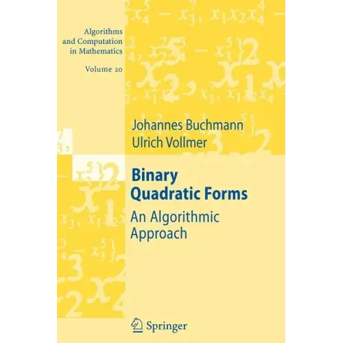 Binary Quadratic Forms: An Algorithmic Approach