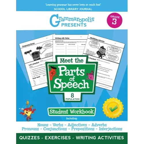 The Parts of Speech Workbook, Grade 3