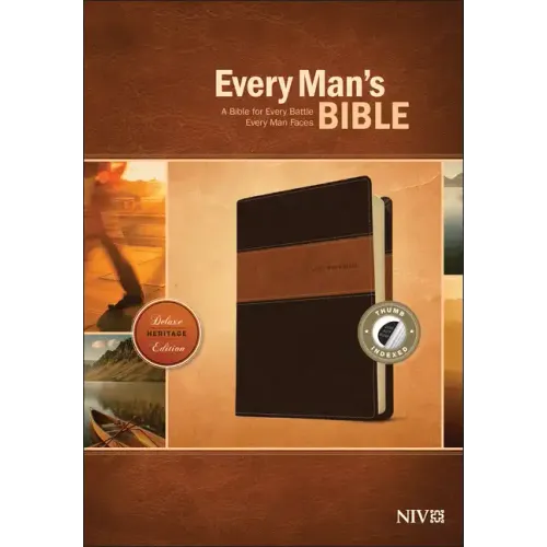 Every Man's Bible NIV, Deluxe Heritage Edition, Tutone