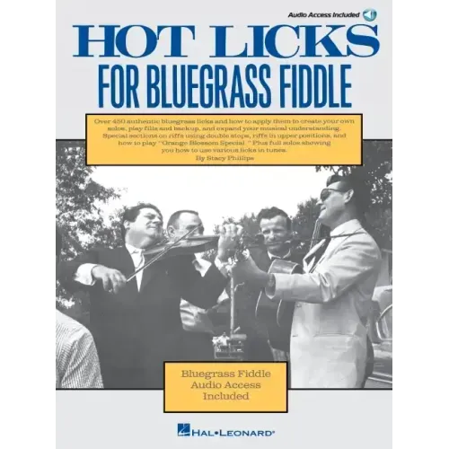 Hot Licks for Bluegrass Fiddle - Book with Online Audio