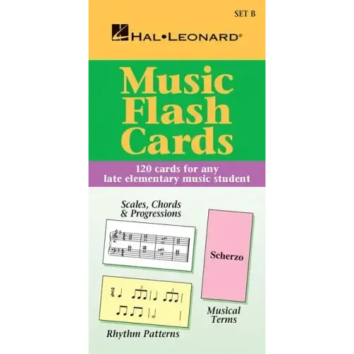 Music Flash Cards - Set B: Hal Leonard Student Piano Library