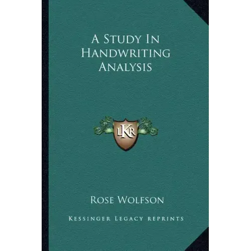 A Study in Handwriting Analysis