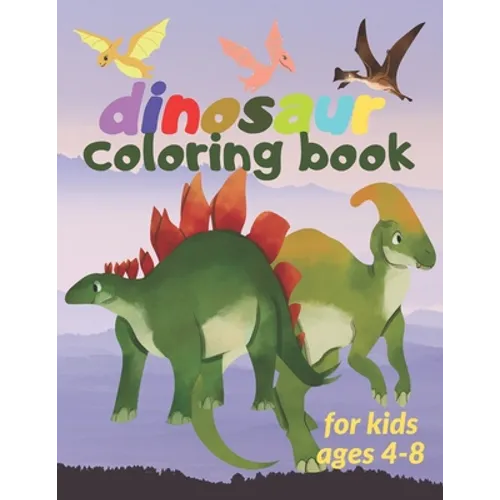 dinosaur coloring book: dinosaur coloring book for kids ages 4-8, Great Gift for Boys & Girls, matte finish cover's, size 8.5*11 inshes, 42 pages.