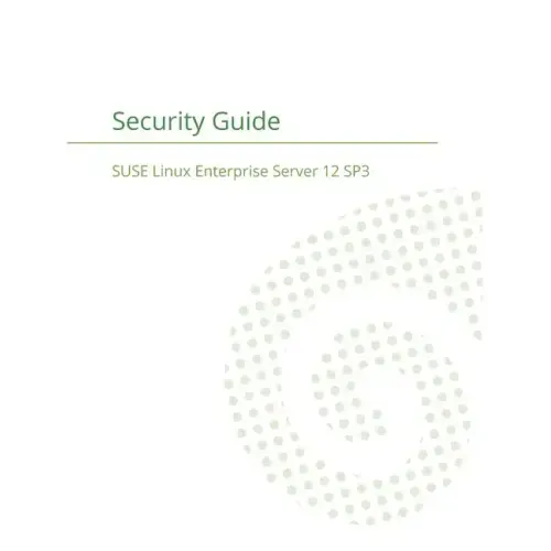 SUSE Linux Enterprise Server 12 - Security Guide