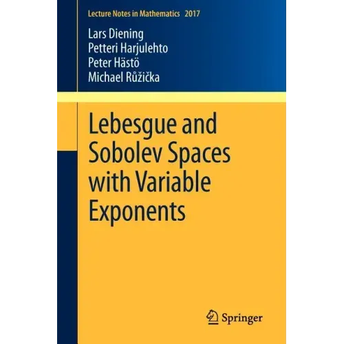 Lebesgue and Sobolev Spaces with Variable Exponents
