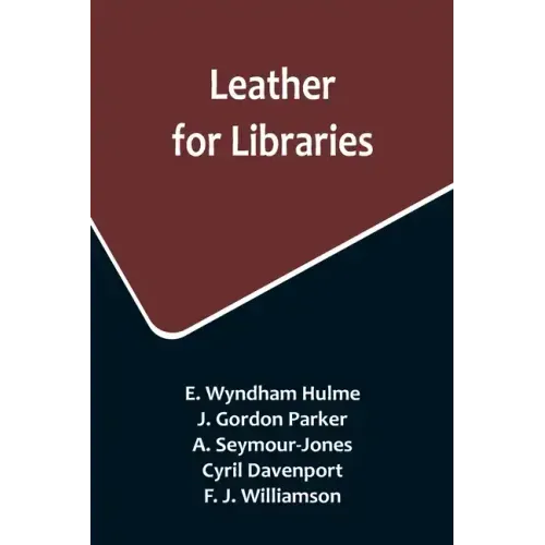 Leather for Libraries