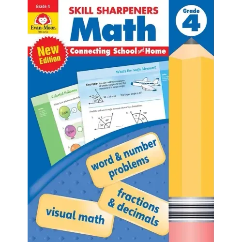 Skill Sharpeners: Math, Grade 4 Workbook