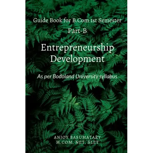 Gudie Book for B.Com 1st Semester Entrepreneurship Development