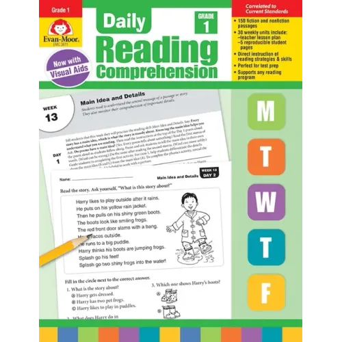 Daily Reading Comprehension, Grade 1 Teacher Edition