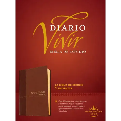 Biblia de Estudio del Diario Vivir Rvr60, Duotono