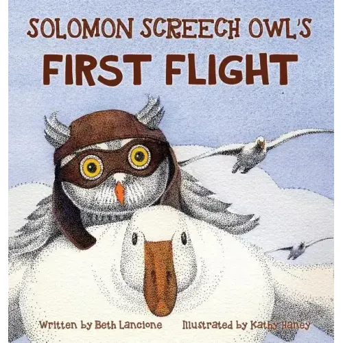 Solomon Screech Owl's First Flight