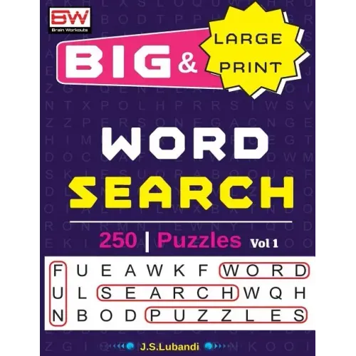BIG & Large Print WORD SEARCH Puzzles
