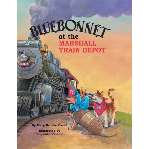 Bluebonnet at the Marshall Train Depot