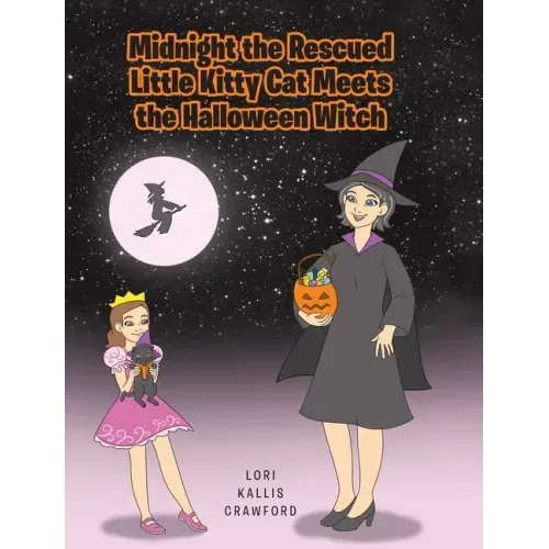 Midnight the Rescued Little Kitty Cat Meets the Halloween Witch