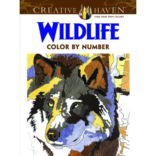 Creative Haven Wildlife Color by Number Coloring Book