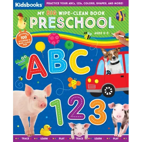 My Big Wipe-Clean Book: Preschool