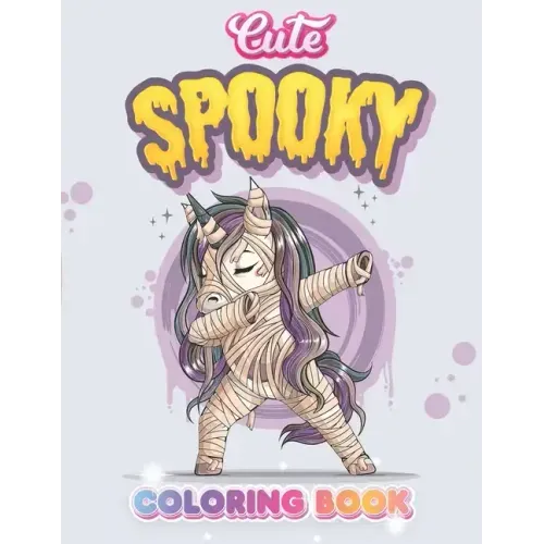 Spooky Coloring Book: Unique Illustration of Horror and Cute Spooky Coloring Book for Adults