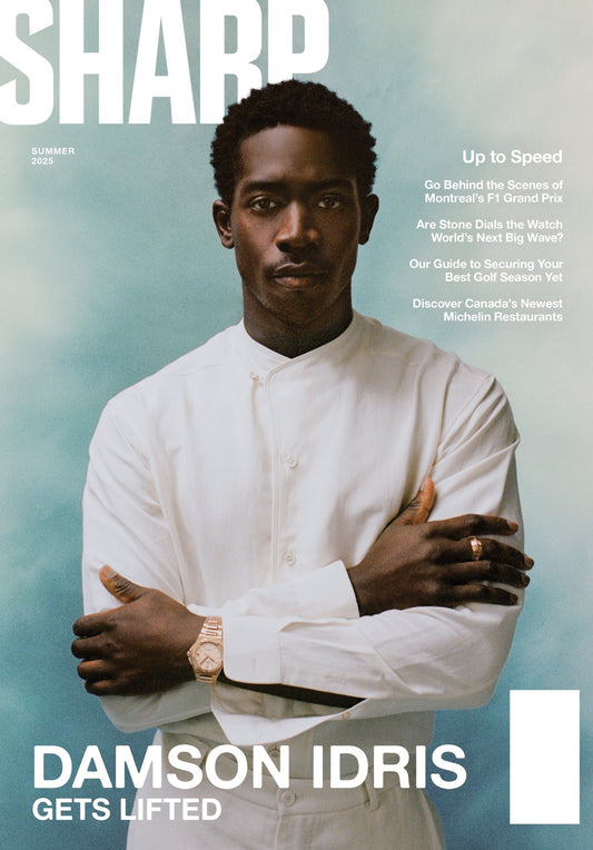 Sharp Magazine - Summer 2025: Rising British Actor, Damson Idris In The New F1 Movie, Montreal’s Grand Prix, Guide To Securing Your Best Golf Season Yet, Canada’s Newest Michelin Restaurants & More!