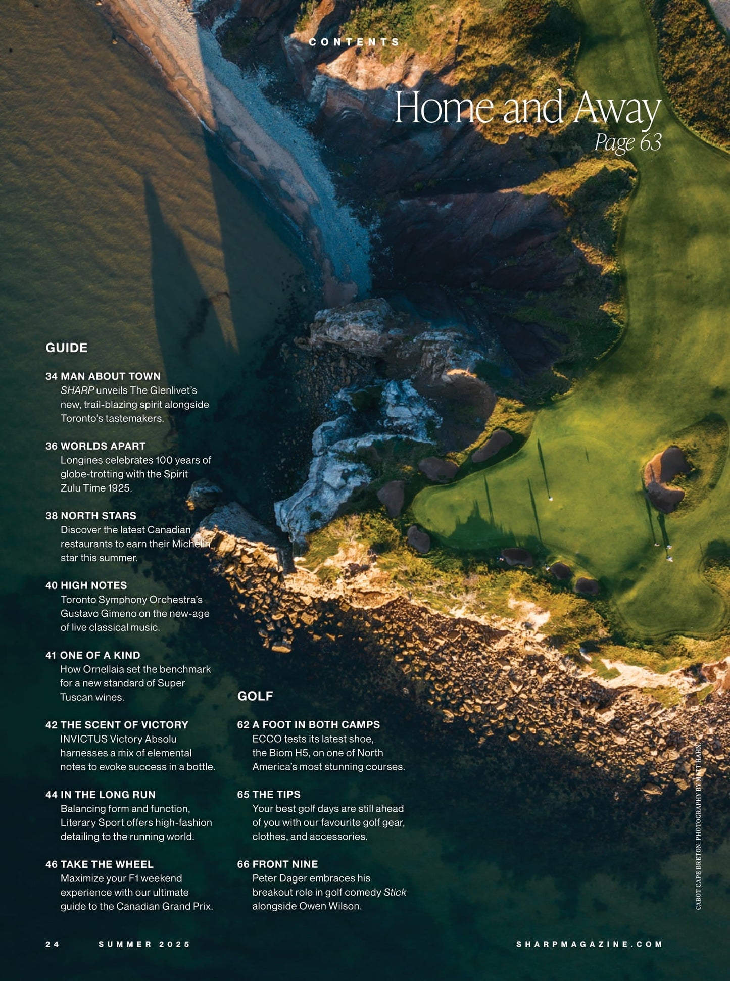 Sharp Magazine - Summer 2025: Rising British Actor, Damson Idris In The New F1 Movie, Montreal’s Grand Prix, Guide To Securing Your Best Golf Season Yet, Canada’s Newest Michelin Restaurants & More!