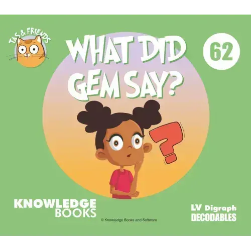 What Did Gem Say?: Book 62