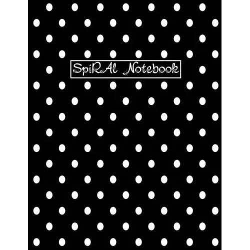 Spiral Notebook: Spiral Journal/ Notebook with Blank Pages - Total 100 Pages Sheets, Dotted Notebook, Size 8.5 x 11