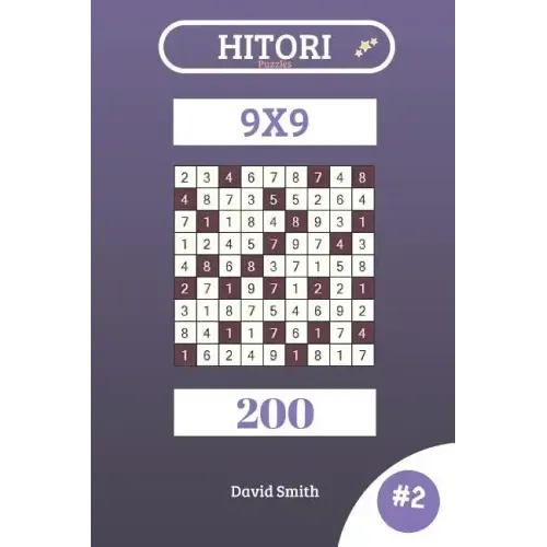 Hitori Puzzles - 200 Puzzles 9x9 Vol.2