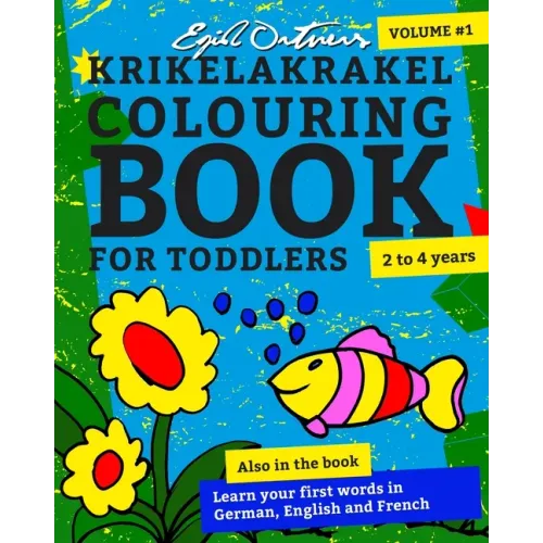Krikelakrakel Colouring Book for Toddlers: Volume #1