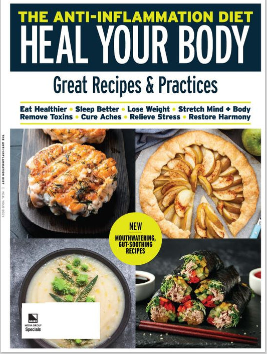 Anti-Inflammation - Heal Your Body: Diet Removing Stress Toxins + Yoga Stretching Hydration Gratitude & Mindfulness