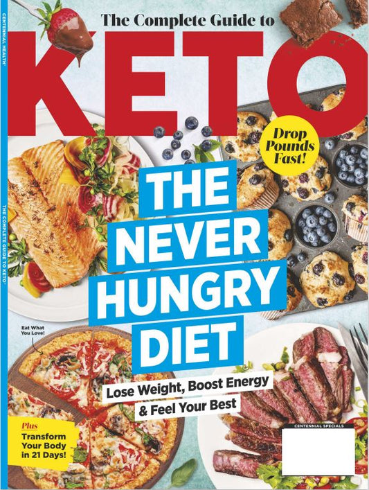 Keto - Complete Guide: The Never Hungry Diet, Meal Plans, Food Essentials, Cheat Sheets, Food Swaps + Transform Your Body In 21 Days