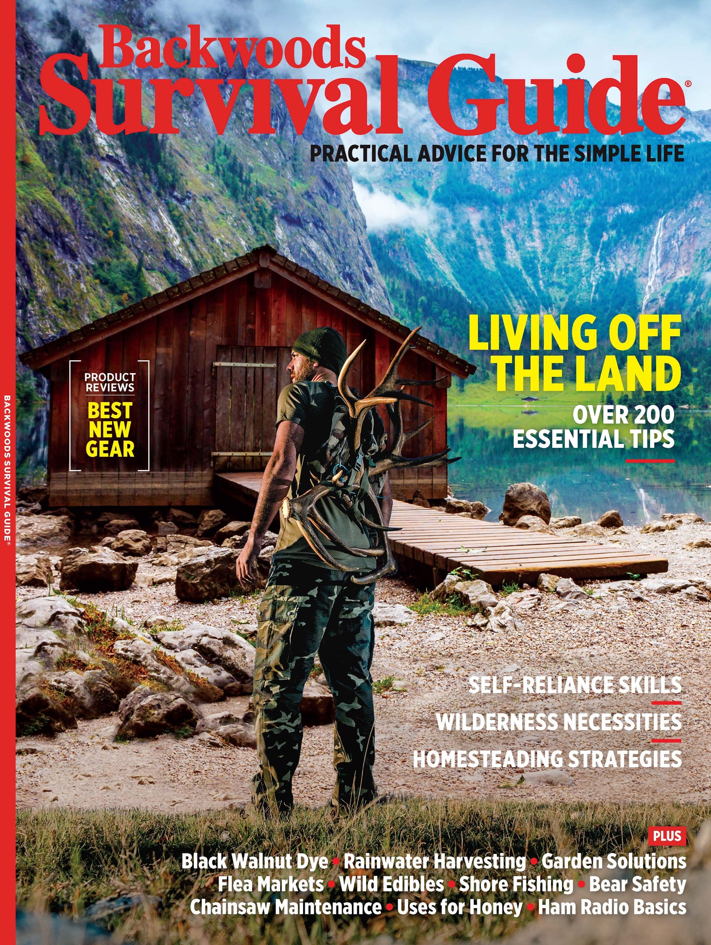 Backwoods Survival Guide - Living Off the Land No. 23: How To Stay Cool, Dealing with Bears, Predict Weather, Keeping A Chainsaw In Top Condition & Lots More!