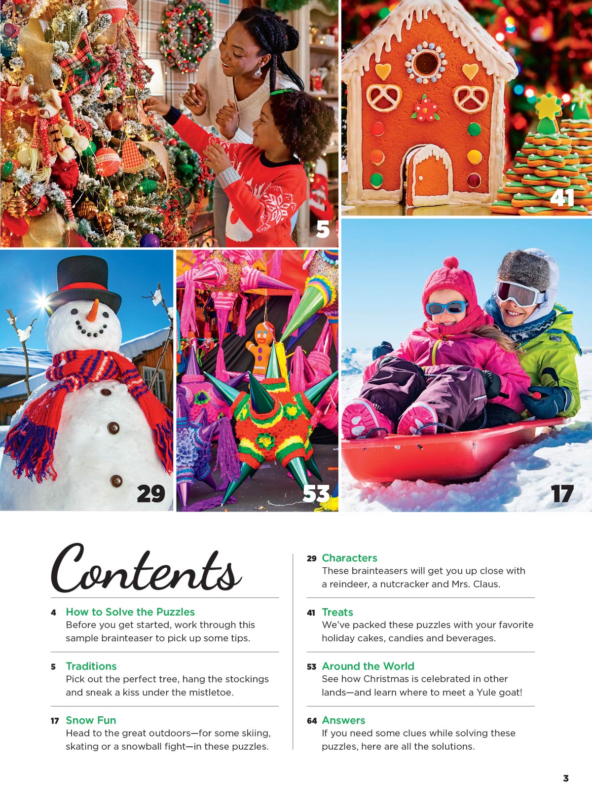 Christmas Picture Puzzle - Spot 286 Differences, 5 Fun Categories, Holiday Traditions, Festive Trees, Winter Wonderlands, Sweet Treats, Favorite Characters, All Skill Levels, Relax, Unwind & Solve!