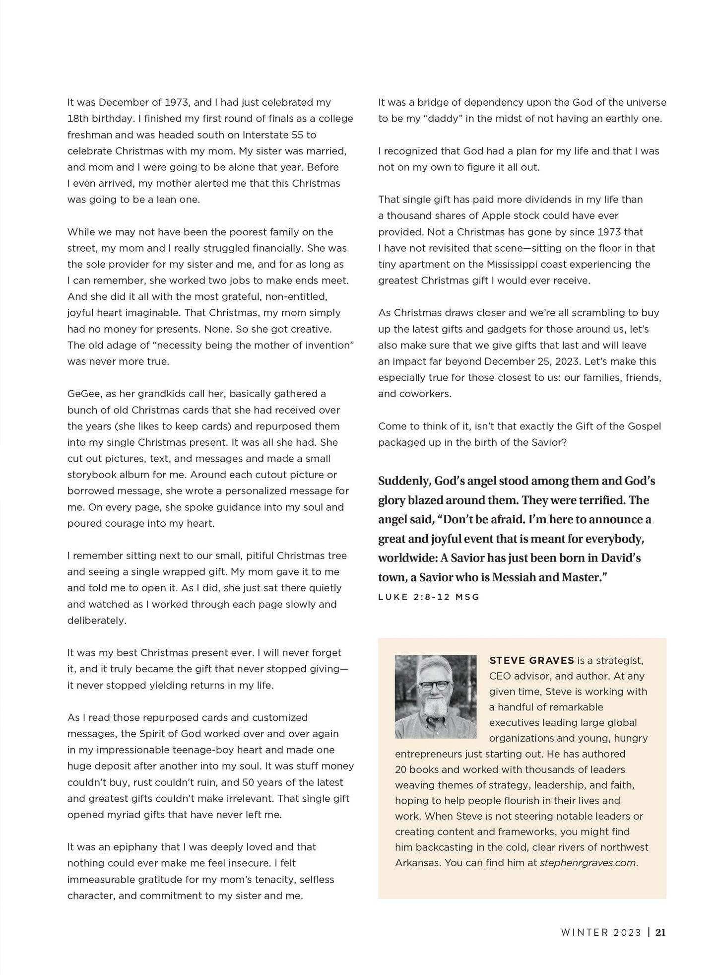 Dayspring - Everyday Faith 2023 Winter Edition: Find Joy In Advent, Christmas, New Year, Holiday Gift Guide, Presents, Faith Journal, Prayer, God's Word, Scripture, Bible Verses, Quotes & Resources!