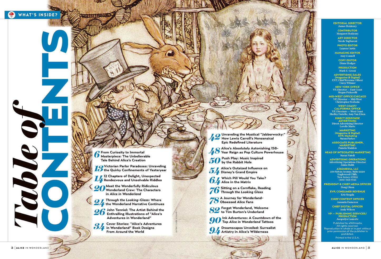 Alice in Wonderland - The Ultimate Fan Guide: Lewis Carroll's Tale, Tim Burton's Underland, Disney, Characters, Cheshire Cat, Mad Hatter, Queen Of Hearts, Cast, Anne Hathaway, Johnny Depp & Secrets!