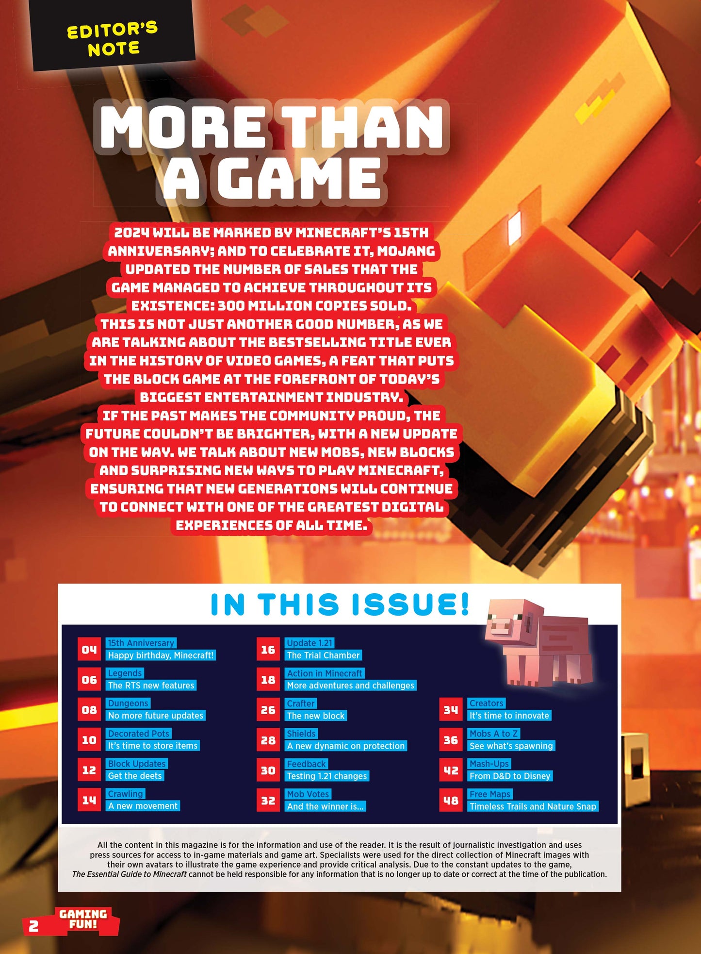 Minecraft - Essential Guide: Expert Tips & Tricks, Update 1.21, Block Building, Disney Adventure, Star Wars: Path Of The Jedi, Teenage Mutant Ninja Turtles, Legends, Dungeons, Mob, Free Maps & Poster!