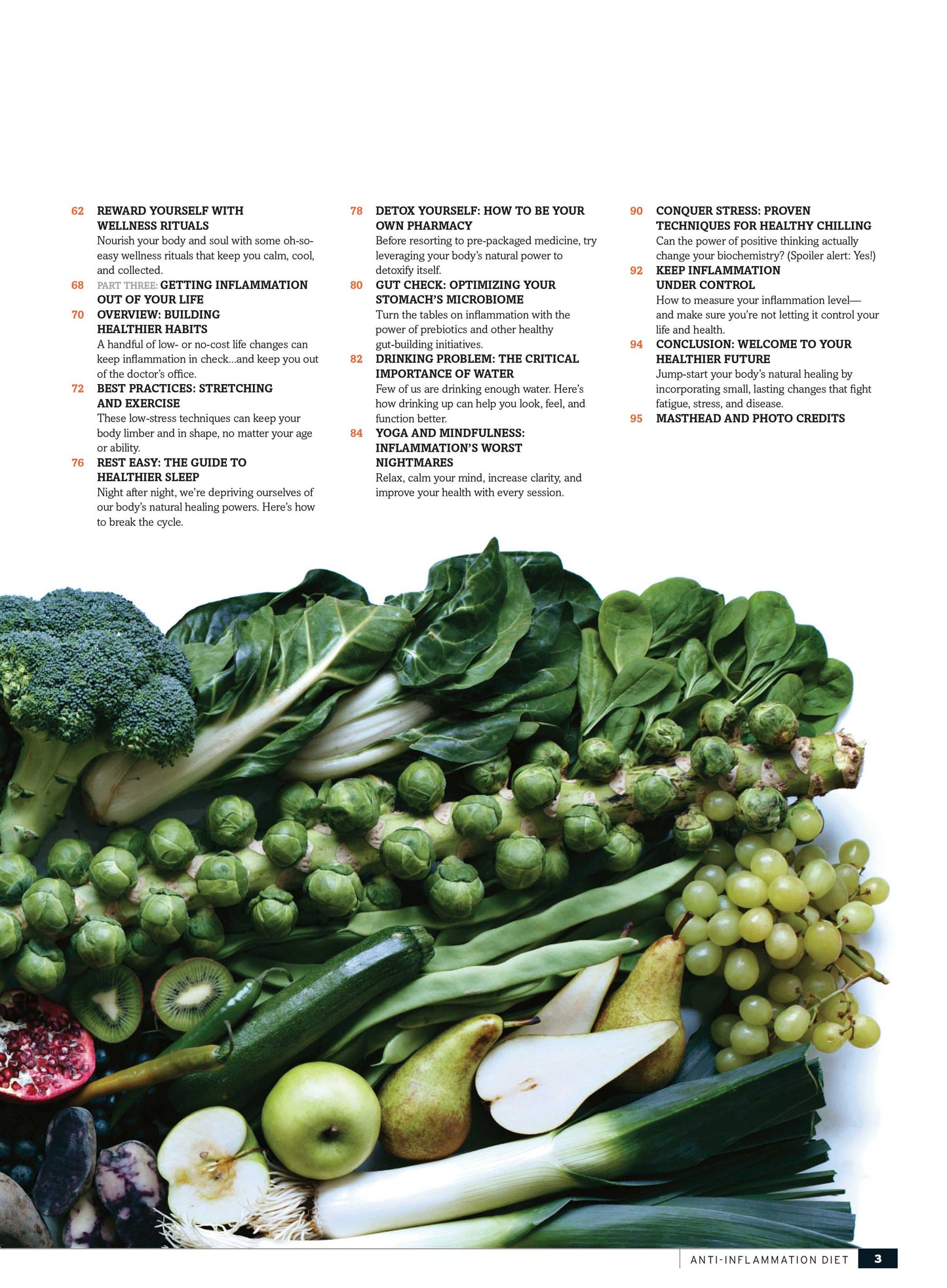 Anti-Inflammation - Heal Your Body: Diet Removing Stress Toxins + Yoga Stretching Hydration Gratitude & Mindfulness