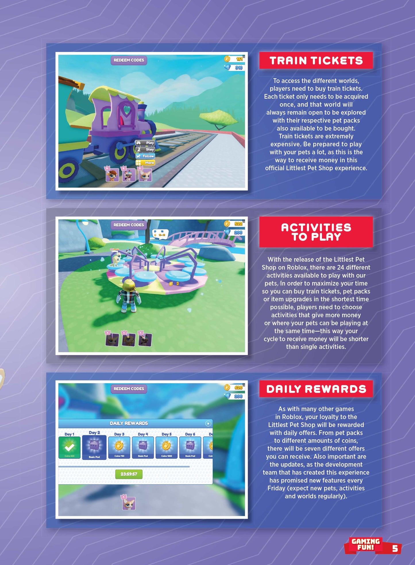 Roblox - 2024 Guide: 50+ Pages of Tips, Tricks & Secrets, Epic Updates, Littlest Pet Shop, NHL Blast, New Games, Super NFL Tycoon, Blox Fruits, Brookhaven RP, Evade, Doors, Adopt Me! & 2 Free Posters!
