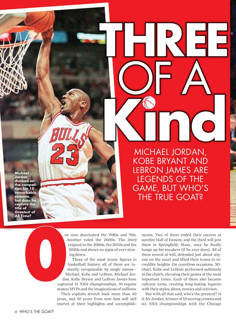 The NBA GOAT - There Can Only Be One, Michael Jordan, Kobe Bryant, Lebron James, NBA Rankings, Stats Comparison, Awards, Childhoods, Game Changers, Career Defining Moments, The Great Debate & Legacy!