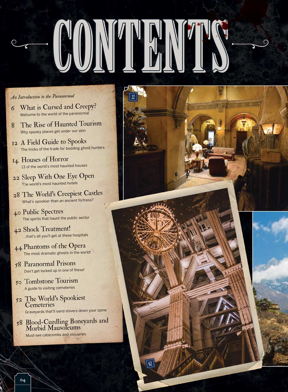 Cursed & Creepy Destinations - Traveler's Guide: 100+ Haunted Places, Spooky Tourism, Forsaken Relics, Black Magic, Ghosts, UFOs, Abandoned Asylums, Forests, Museums, Castles, Cemeteries & More!
