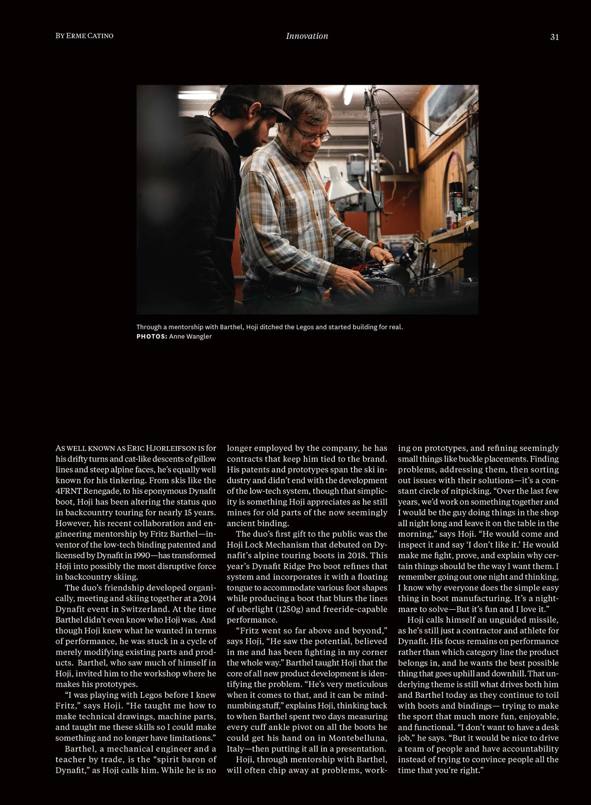 Powder - The Skier's Magazine: Gear Guide, Minds Behind Innovation, Collabs, Bryce James Vintage Ski Collection, Adaptive Athletes Revolutionizing Their Equipment, Sustainable Practices & More!