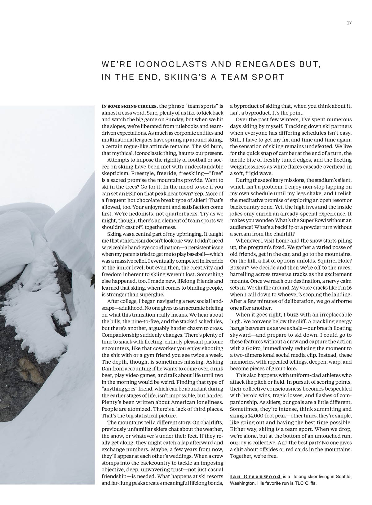 Powder: The Skier's Magazine - 2025 Photo Annual: Big Wall Skiing In Patagonia, Stunning Visuals & Epic Stories, Gritty Scenes & Inspiring Adventures From Whitefish To Alaska’s Takhinsha Mountains!