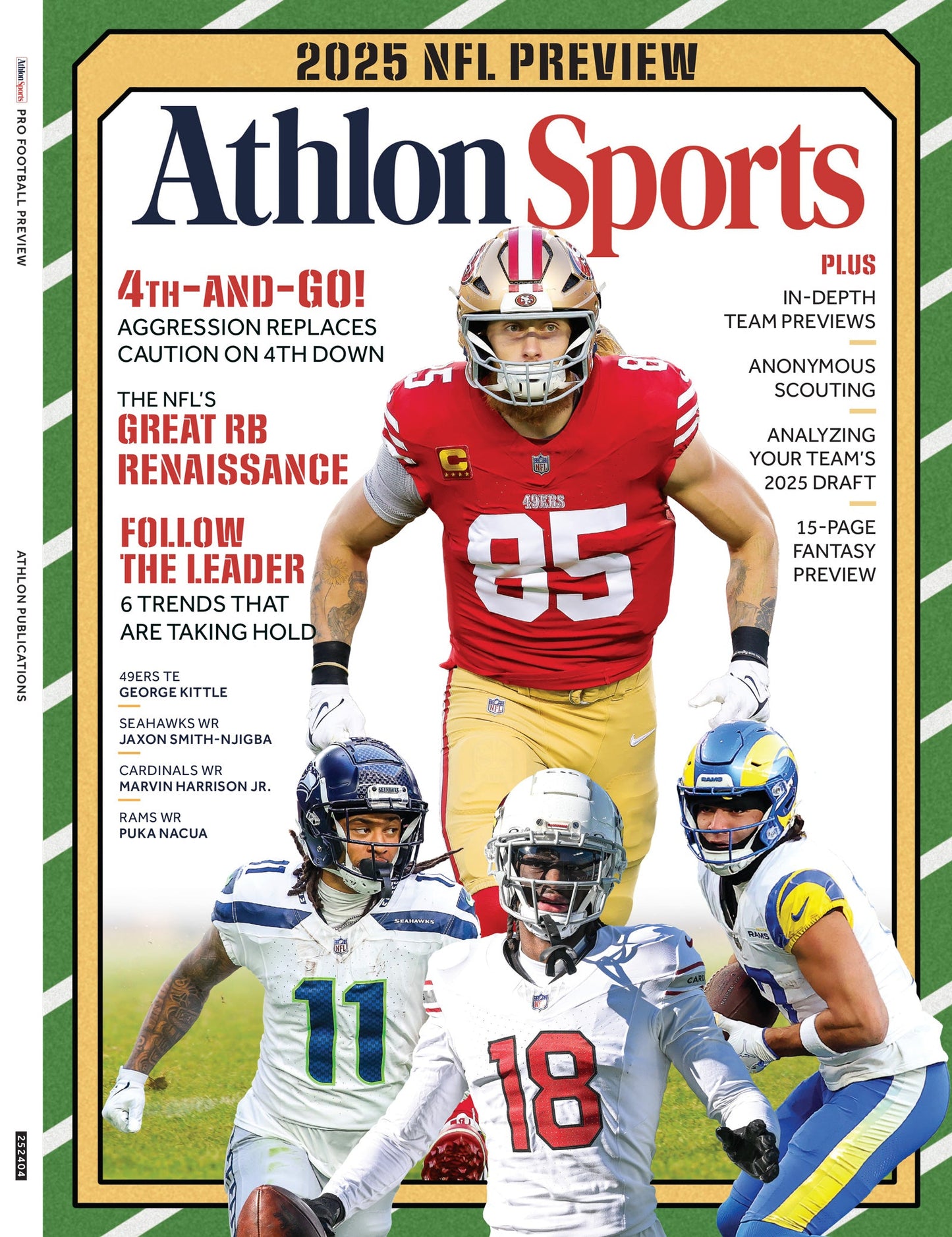 NFL Pro Football Preview 2025 - Athlon Sports: 6 Game-Changing Trends, In-Depth Team Insights, Scout Secrets, Draft Analysis, Fantasy Picks, Team Reviews & More!