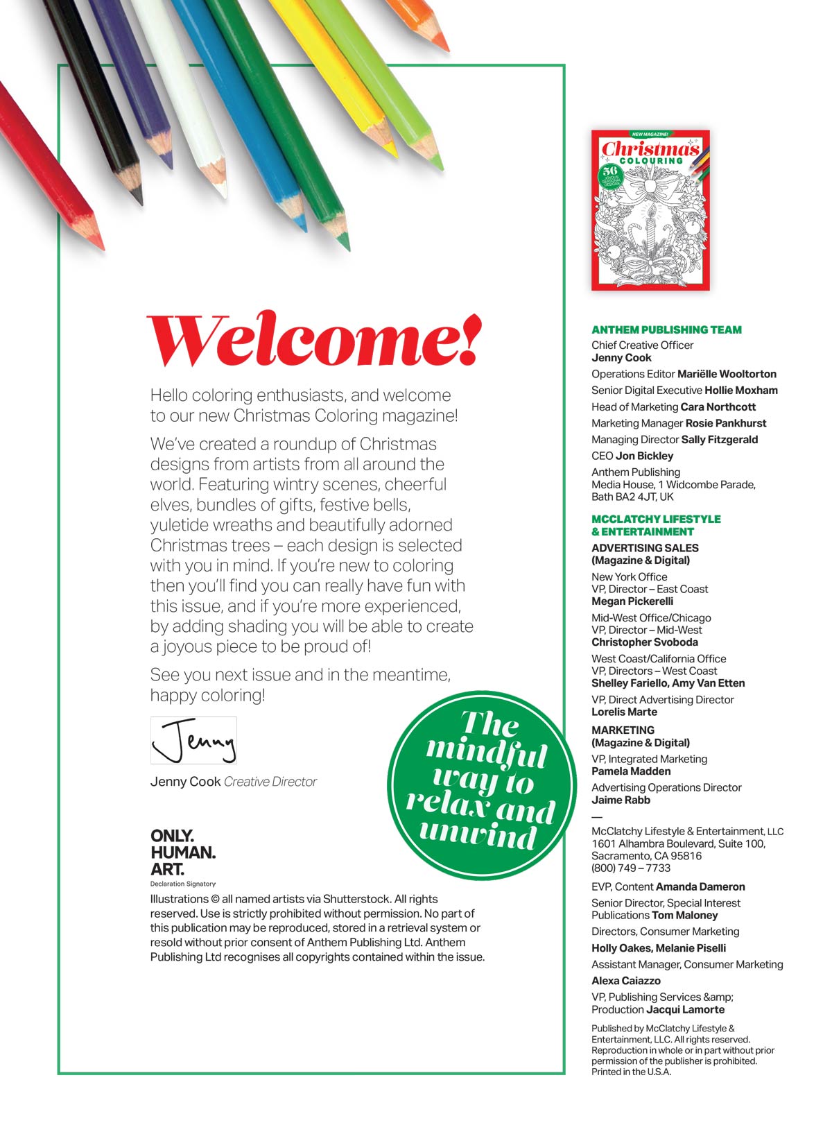 Colouring - Christmas Edition 2025: 56 Joyous Seasonal Designs, Perfect Coloring Book For All Ages, Reduce Stress & Anxiety, Promote Mindfulness, Calm Your Mind, Unleash Creativity, Relax & More!