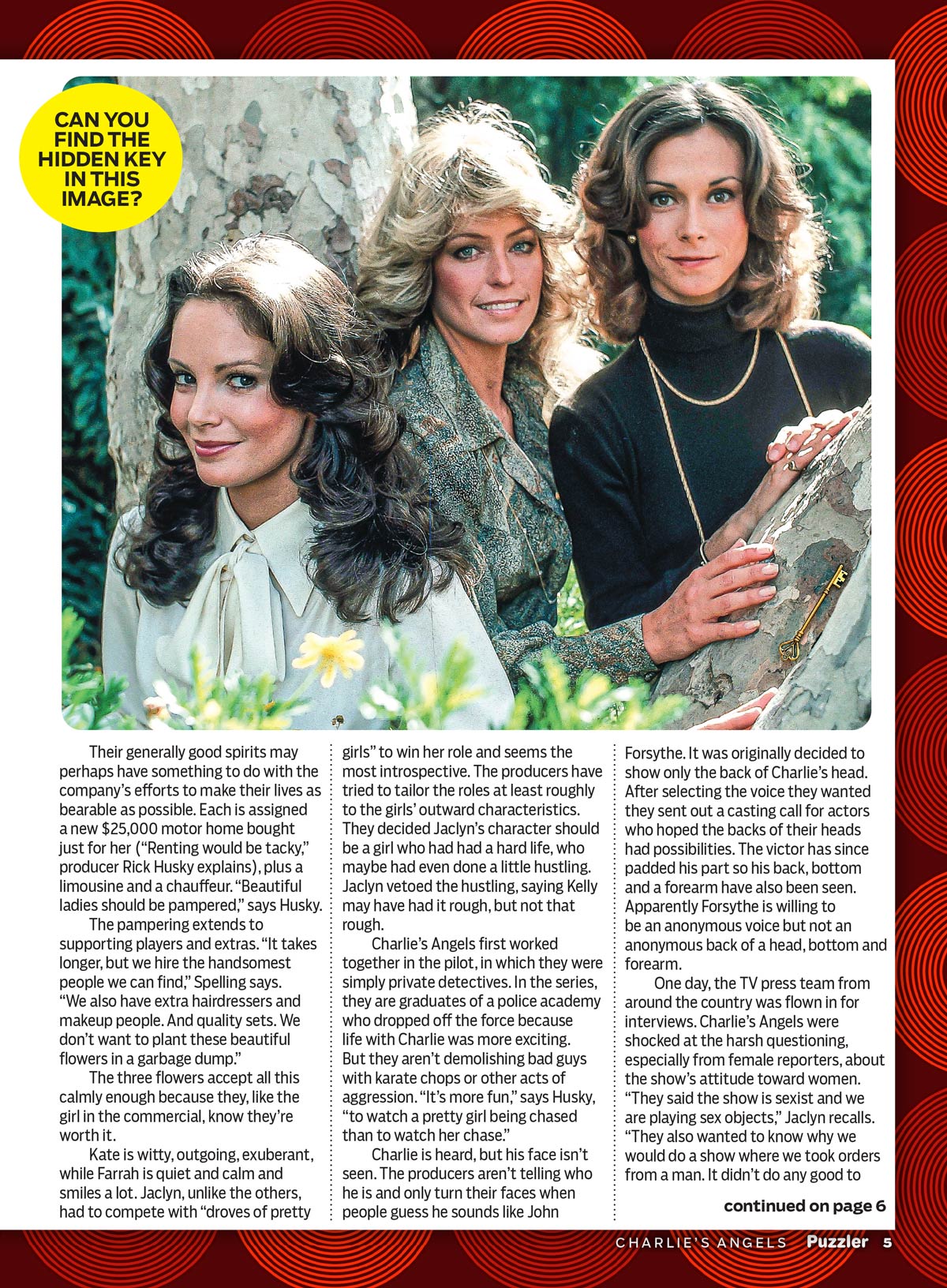 TV Guide - Charlie’s Angels 50th Anniversary Puzzler: Puzzles Honoring Jaclyn Smith, Farrah Fawcett, Kate Jackson & Cheryl Ladd, Word Searches, Crosswords, Sudoku, Spot The Difference & More!