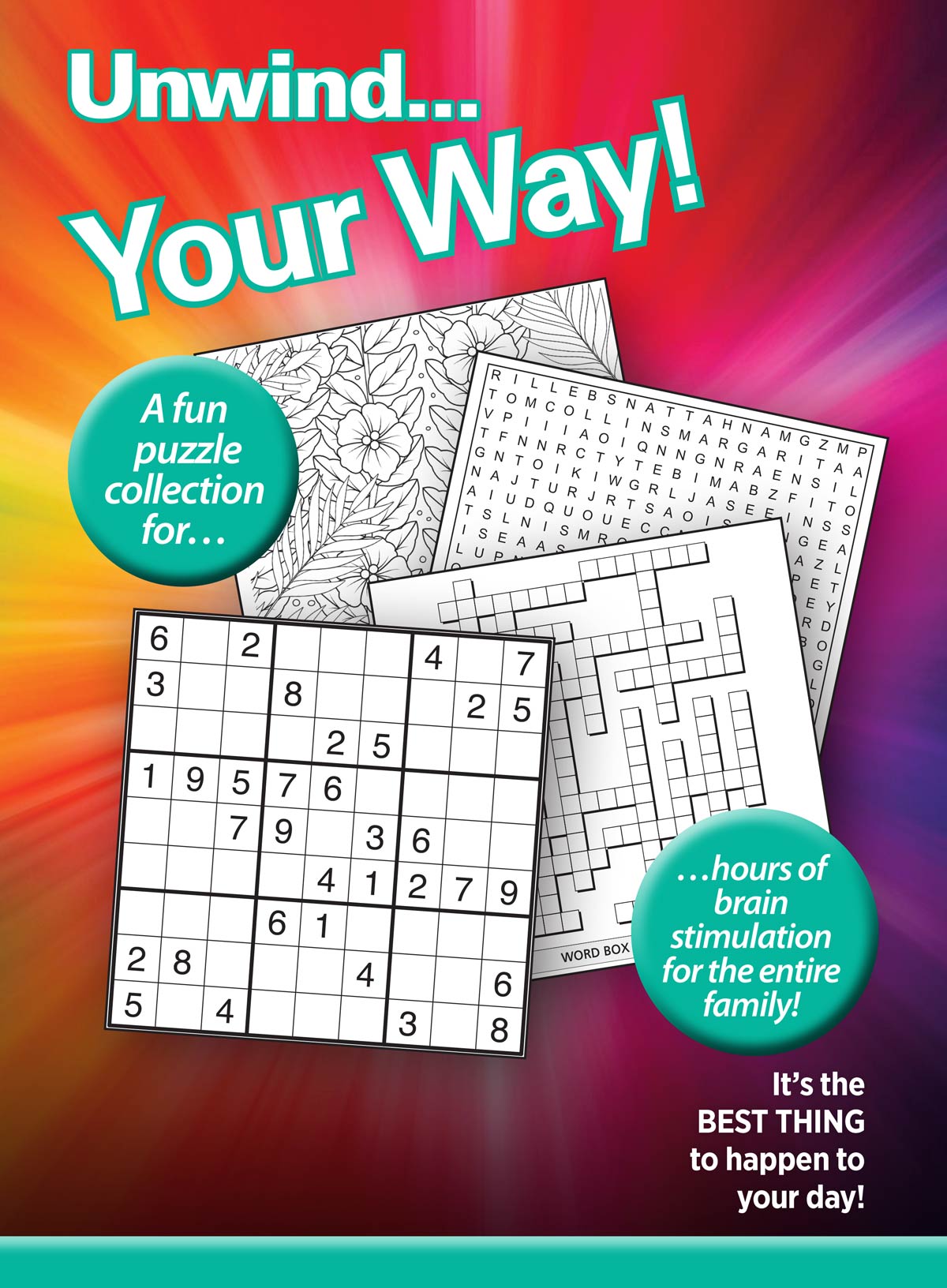 Take a Break - Variety Puzzles 26.01.23: 100+ Large Print Puzzles, Adult Activity Book, Boost Your Brain With Hours Of Fun, Unplug, Relax & Unwind With Word Search, Crosswords, Sudoku & More!